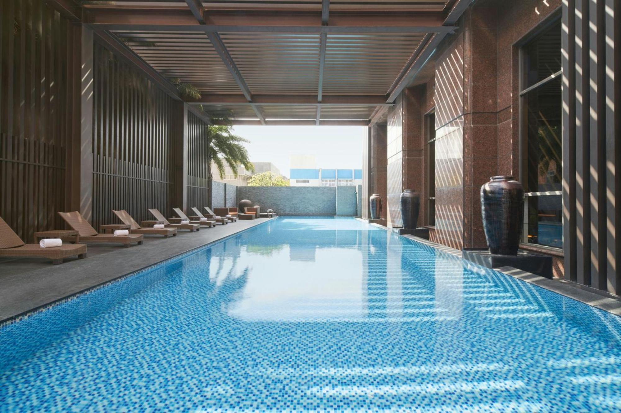 Sheraton Taitung Hotel Exteriér fotografie The swimming pool at The Hari